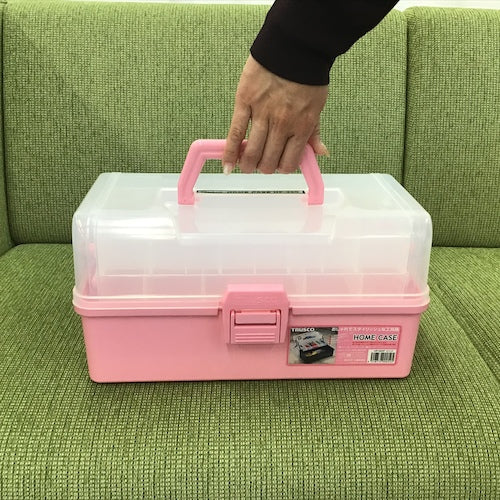 ＴＲＵＳＣＯ　ホームケース　３２１Ｘ１９５Ｘ１６５　ピンク　HP-320　1 個