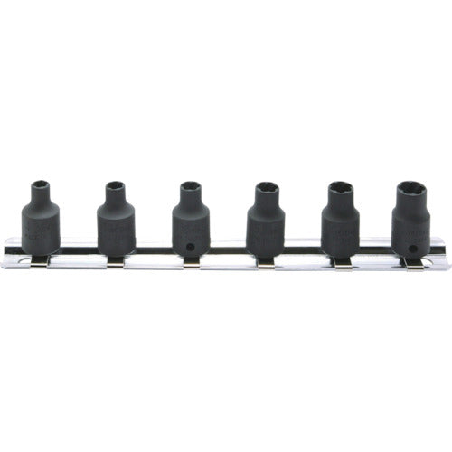 Ko-ken 6.35mm Insert Nut Twister Rail Set 6-Piece Set RS2127/6 1 Piece