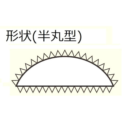 츠보산 브라이트 900 반원 150 mm가는 눈 BRHA1503 1개