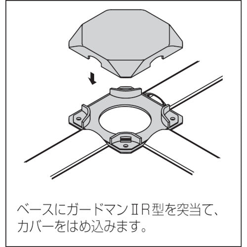 マサル　ガードマン２Ｒ型付属品　ブンキ　５号　ミルキーホワイト　GAB53　1 個