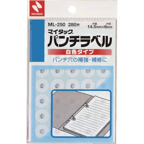 Nichiban Punch Label ML-250 ML-250 1 piece