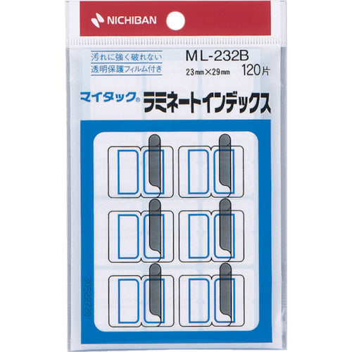 ニチバン　ラミネートインデックス青枠中　ＭＬ−２３２Ｂ　ML-232B　1個