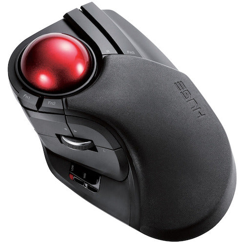 ELECOM 무선 트랙볼(검지 손가락・중 손가락 조작 타입) M-HT1DRBK 1개