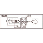 카도다 핸들 횡형 토글 클램프 No. 01 KC-01 1개
