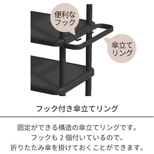 ＴＥＮＭＡ　ＰＲＸくつ置けるん棚　５段　811000523　1台