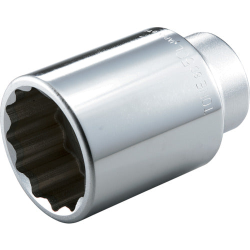 TONE Deep Socket (12-sided) Diagonal Dimension 27mm, Insertion Angle 1 ...