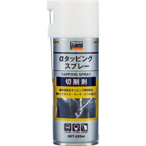 ＴＲＵＳＣＯ　αタッピングスプレー　難削材用　４２０ｍｌ　ALP-TS　1 本