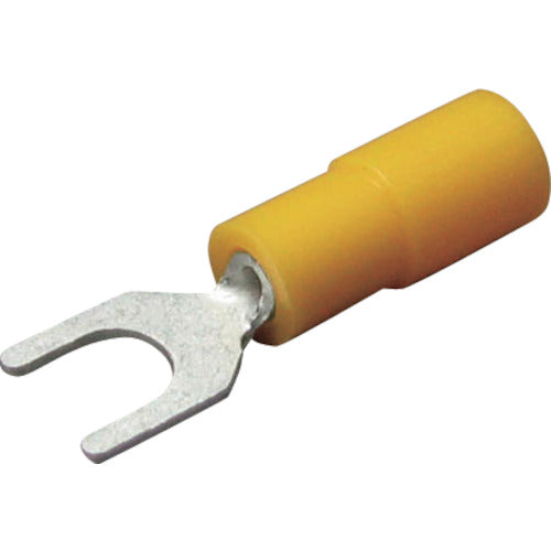 Nichifu Environmentally Friendly Insulated Crimp Terminal (Y Type) Open Type TMEX 0.3Y-3.5N-YEL (100P) TMEX 0.3Y-3.5N-YEL 1 PK