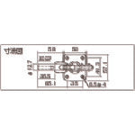 角田　横押し型トグルクランプ　Ｎｏ．ＳＬ１００　KC-SL100　1 個
