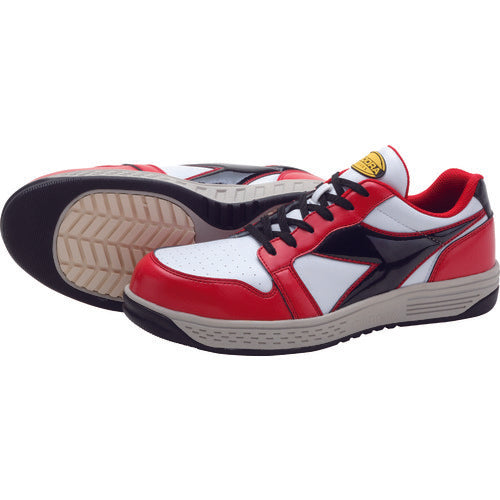 Diadora [Sold out and discontinued] Safety work shoes Grave Red/White/Black 23.5cm GR312-235 1 pair
