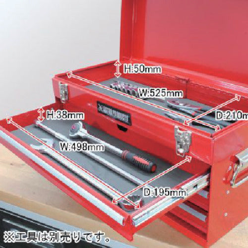 아스트로 제품 툴박스 3단 베어링 레드 TB763 2003000007633 1개