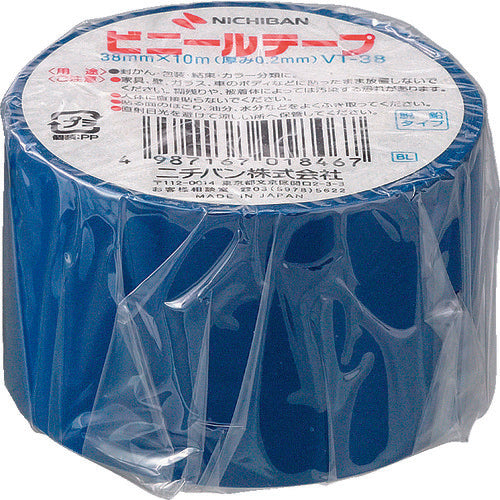 니티반 비닐 테이프 블루 38mmX10m 1권 VT-384 1권