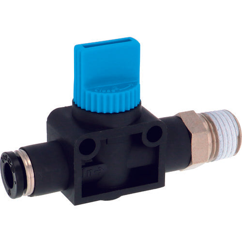 PISCO 핸드 밸브 스트레이트 A2 방향 밸브 튜브 6 출력 R3/8 HV6-02-2 1개