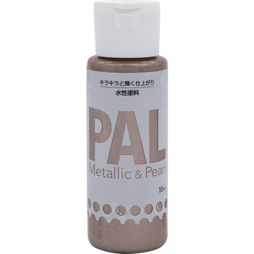 ニッぺ　水性メタリック＆パール調塗料　ＰＡＬ　５５ＭＬ　シャンパンゴールド　４０３Ｐ０１４　4976124350153　1個