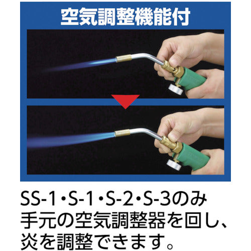 新富士　プロパンバーナー　Ｍ−６（ホース３ｍ）　M-6　1Ｓ