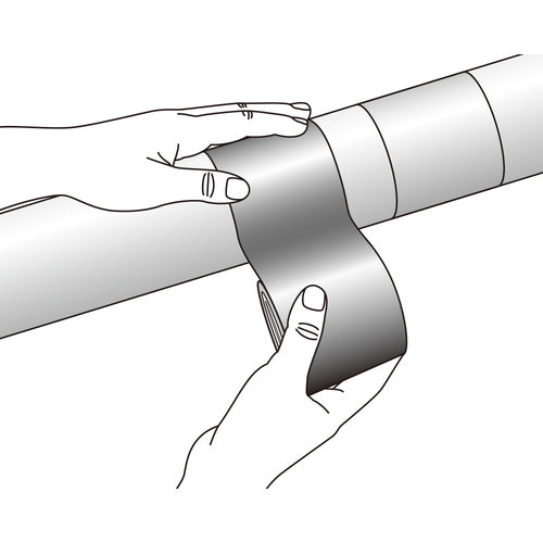 녹색 십자 배관 식별 테이프 녹색 AH515(소) 50mm 폭×2m 알루미늄 187515 1권
