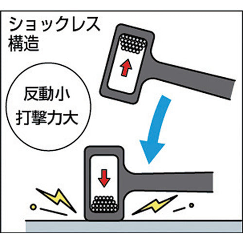 TRUSCO 쇼크리스 해머 #2 ATUS-20 1개