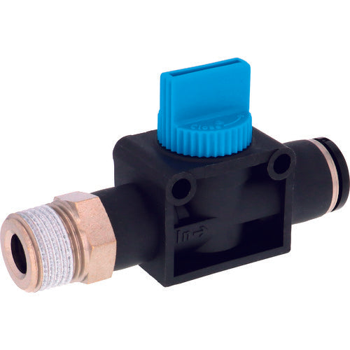 PISCO 핸드 밸브 스트레이트 B3 방향 밸브 튜브 R3/8 출력 10 HV03-10 1개