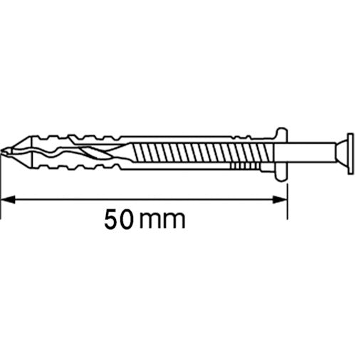 エビ　ネイルプラグ（１５０本入）　５Ｘ５０ｍｍ　NP550　1PK