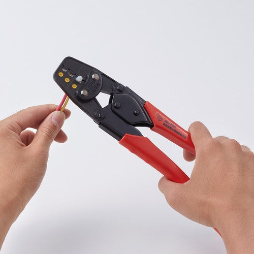 EBI Crimping tool for insulated closed end connectors, range of use CE1, 2, 5, AK25A, 1 piece