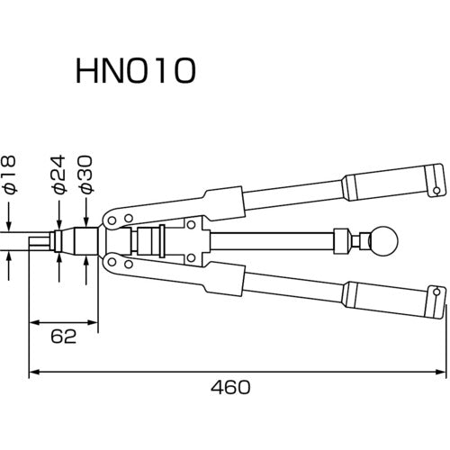 EBI Heavy Duty Hand Nutter HN010 1 unit