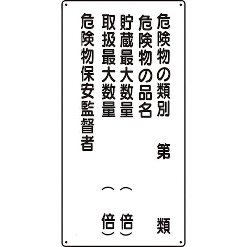 Unit Danger Sign (Vertical) Hazard Classification 5 Lines 830-36 1 Sheet