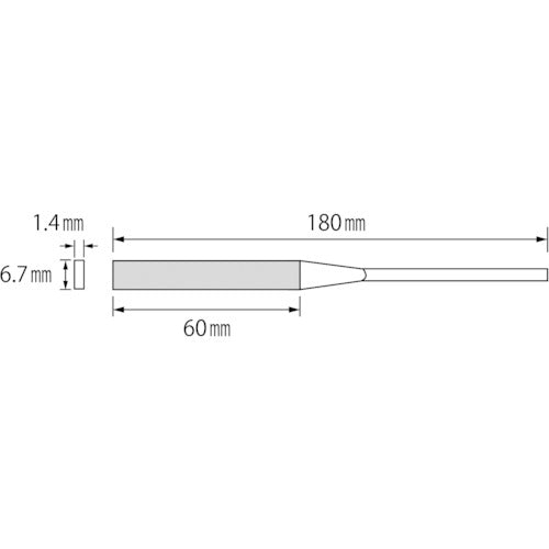 새우 다이아몬드 야스리(정밀용) 8개 세트 평 S8-HI 1개