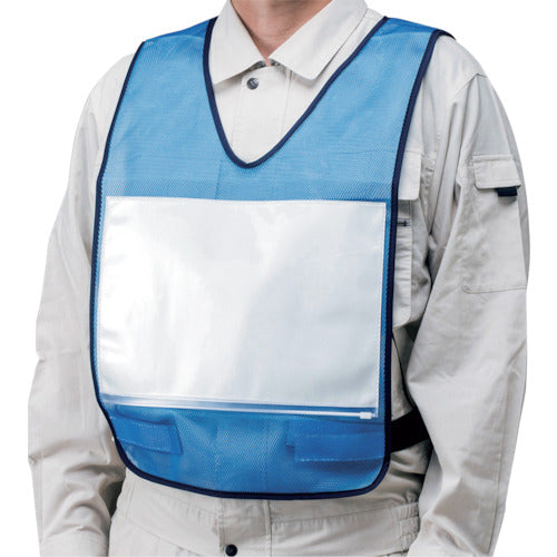 Unit Insert Vest A4 Pocket Blue 379-501 1 piece