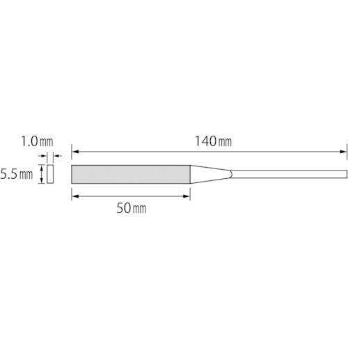 새우 다이아몬드 야스리(정밀용) 10개 세트 평 S10-HI 1개