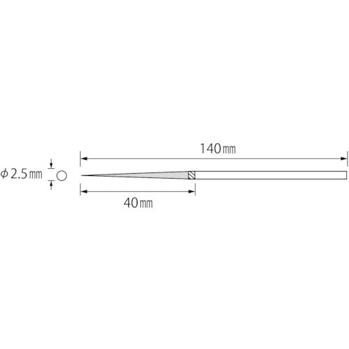 새우 다이아몬드 야스리(정밀용) 12개 세트 원형 S12-M 1개