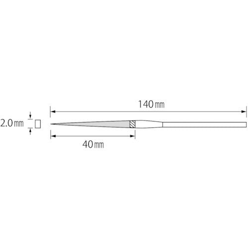새우 다이아몬드 야스리(정밀용) 12개조 각 S12-K 1개