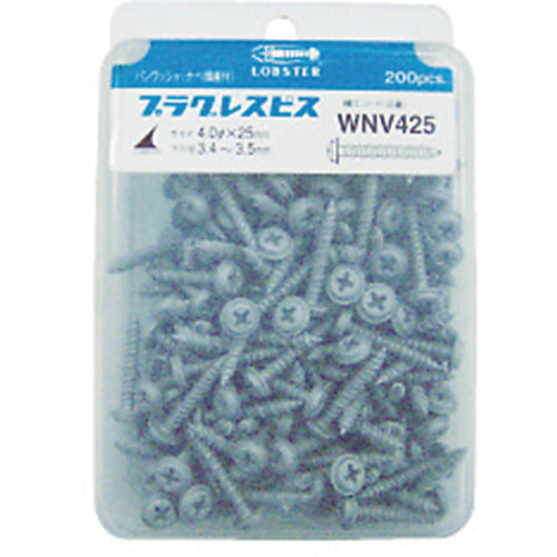 エビ　プラグレスビス（２００本入）　ナベ頭座付　４．０Ｘ３２ｍｍ　WNV432　1 PK