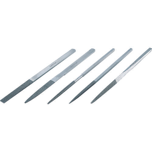 エビ　ダイヤモンドヤスリ（鉄工用）　５本組　５種類セット　K5-SET　1 Ｓ