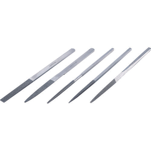 エビ　ダイヤモンドヤスリ（鉄工用）　１０本組　５種類セット　K10-SET　1 Ｓ