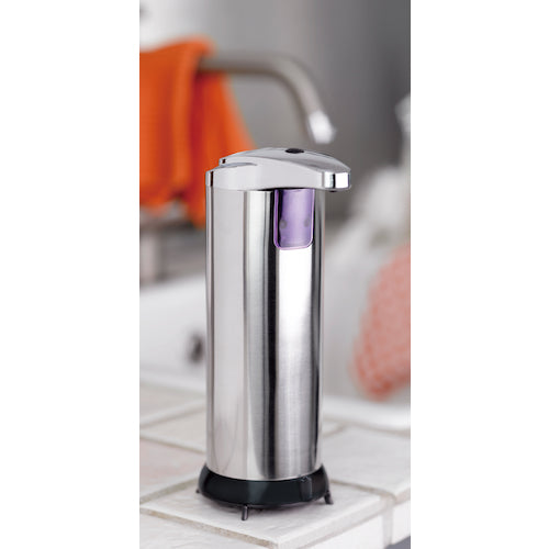 METEX [Sold out and discontinued] Automatic soap dispenser Width 75 x Depth 115 x Height 185 mm STF-ASD250-SV 1 unit
