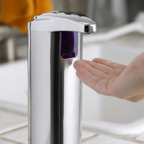 METEX [Sold out and discontinued] Automatic soap dispenser Width 75 x Depth 115 x Height 185 mm STF-ASD250-SV 1 unit