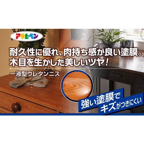 アサヒペン　水性ウレタンニス　３００ＭＬ　メープル　447593　1個