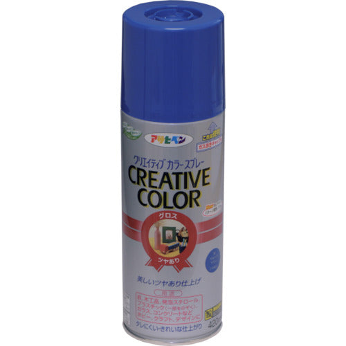 アサヒペン　クリエイティブカラースプレー　４２０ＭＬ　７０ウルトラマリン　505866　1本