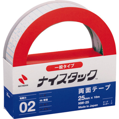 Nichiban Double-Sided Tape Nicetack NW-25 25mm x 10m NW-25 1 Roll