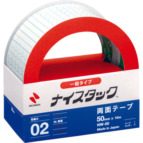Nichiban Double-Sided Tape Nicetack NW-50 50mm x 10m NW-50 1 Roll