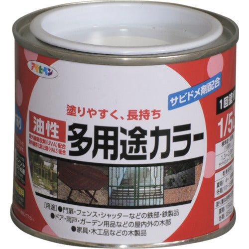 Asahipen Oil-based Multi-Purpose Color 1/5L White 536211 1 can