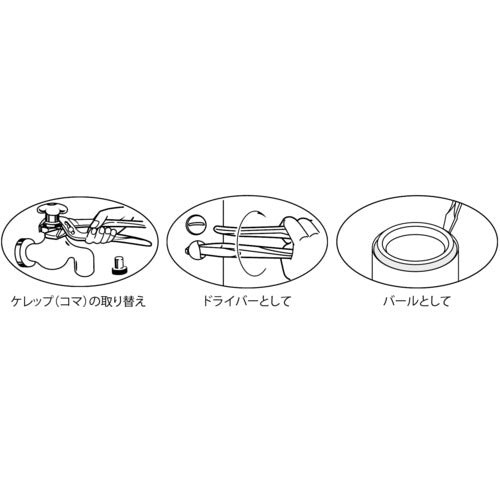 エビ　ポンププライヤー　アンギラス　２５０ｍｍ　WP250ND　1 丁