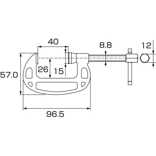 EBI B-type mantis vice 38mm B38 1 piece