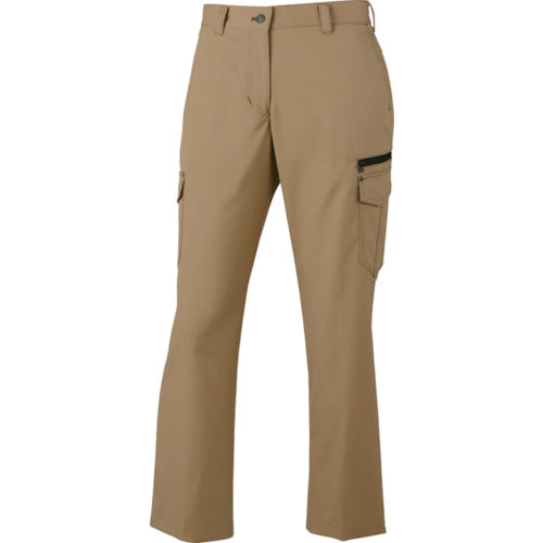 Z-DRAGON Stretch Women's Cargo Pants, Waist 64, Camel, 71016-134-64, 1 pc