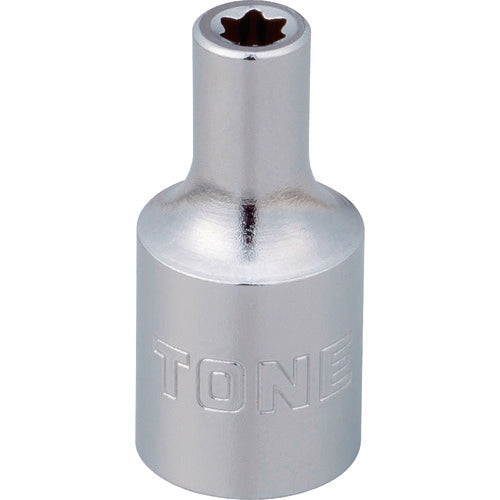ＴＯＮＥ　Ｅ型トルクスソケット　呼びＮＯ．Ｅ４　差込角６．３５ｍｍ　2TX-E04　1個