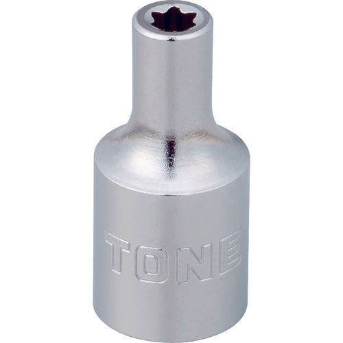 TONE E형 토크스 소켓 호칭 NO. E4 삽입각 6.35mm 2TX-E04 1개