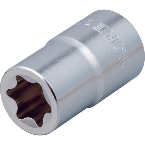 TONE E형 토크스 소켓 호칭 NO. E6 삽입각 9.5mm 3TX-E06 1개