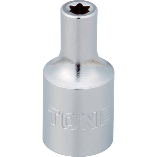 ＴＯＮＥ　Ｅ型トルクスソケット　呼びＮＯ．Ｅ５　差込角６．３５ｍｍ　2TX-E05　1個