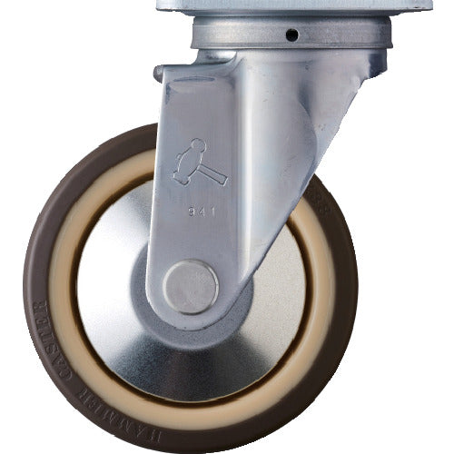 망치 캐스터 자재 우레탄 자동차 125mm 420S-UB125 1개