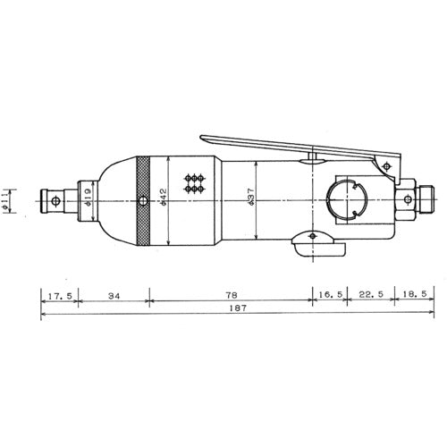 ＶＥＳＳＥＬ　衝撃式　エアードライバーＧＴＰＬＲ　GT-PLR　1 台